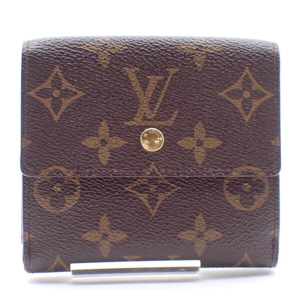 LOUIS VUITTON Porte Monnaie Billet Carte Credit Wallet Monogram M61652 01EF438 - Picture 1 of 16